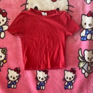Women’s red h&m top, size small